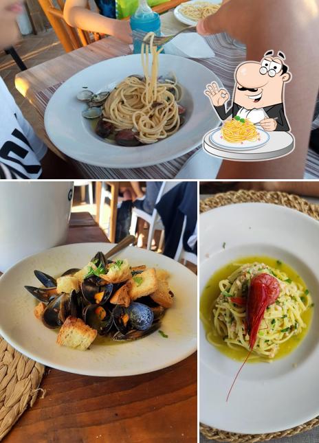 Spaghetti alla carbonara al Stabilimento Balneare Roma
