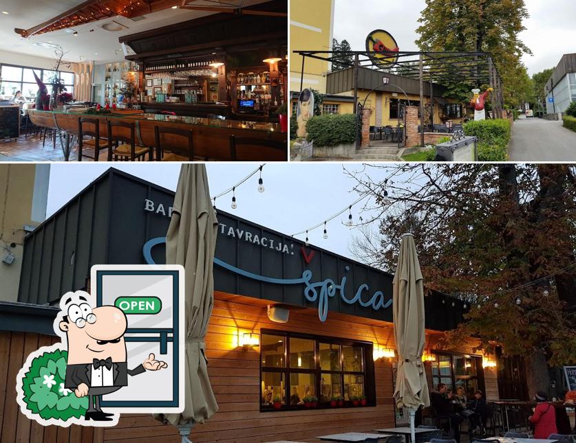 Guarda la foto che raffigura la esterno e interni di Spica - Bar And Restaurant