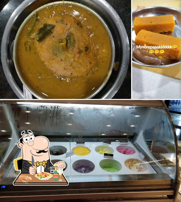 Food at Annapoorna - Saibaba colony