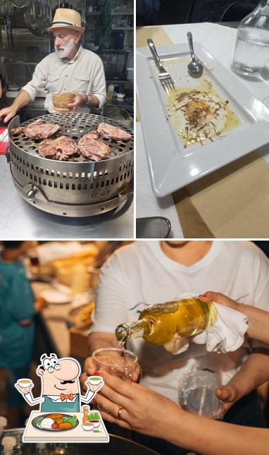 La cibo e bevanda del ristorante