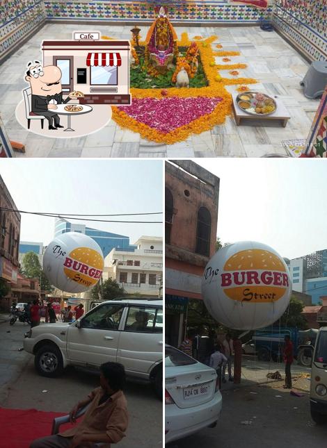 Check out how The burger street looks outside