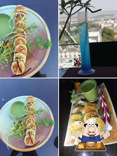 Food at Club Stallions By Polo Lounge