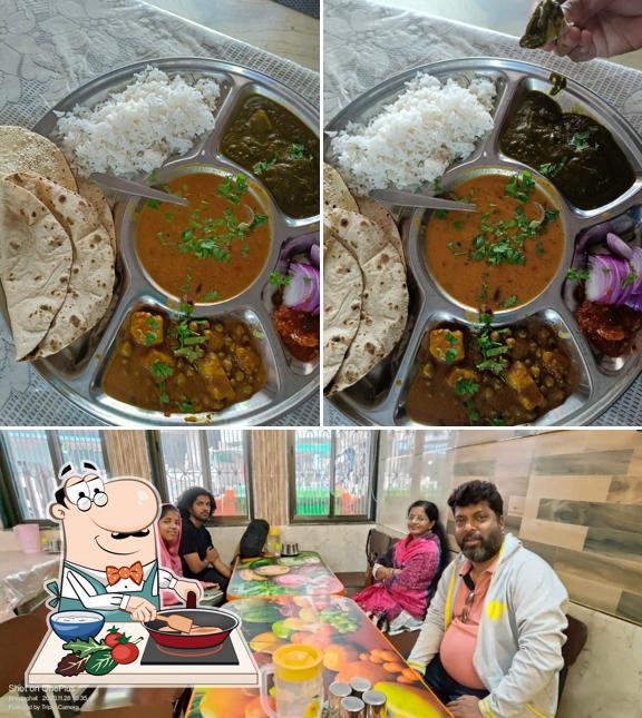 Chicken curry at Hotel Adarsh & Restaurant