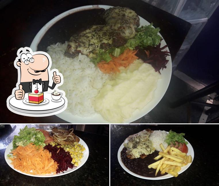 Restaurante Sociedade Secreta serve uma escolha de pratos doces