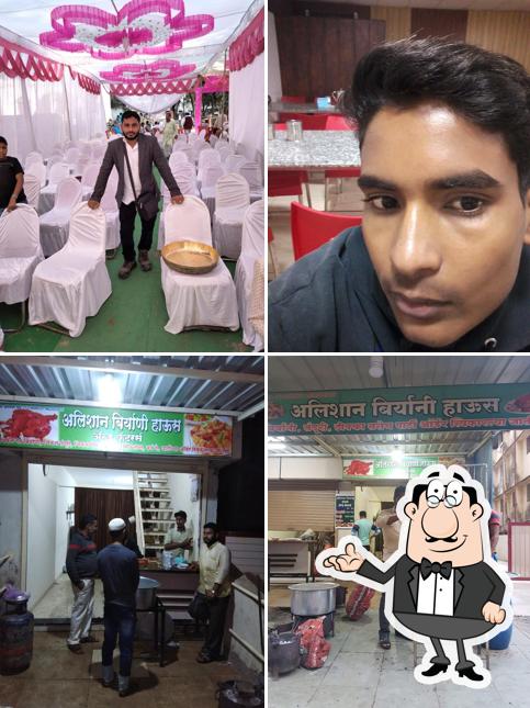 The interior of Alishan Biryani House