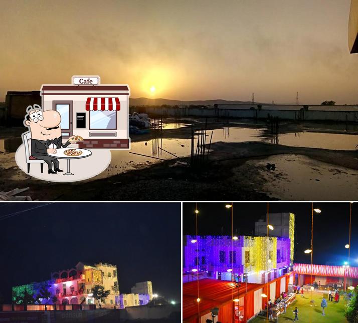 The outside area is an important feature of Hotel Greenland