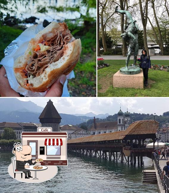 La foto della esterno e cibo di Inseli Kebab