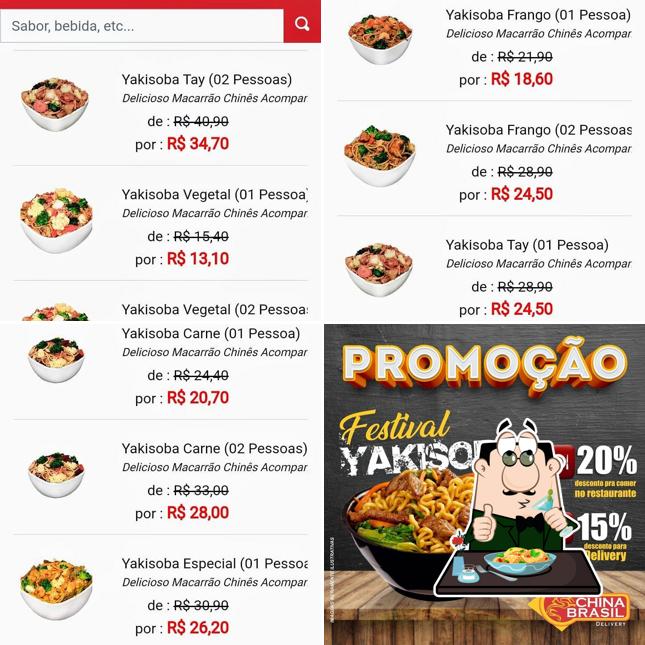 Comida em China Brasil