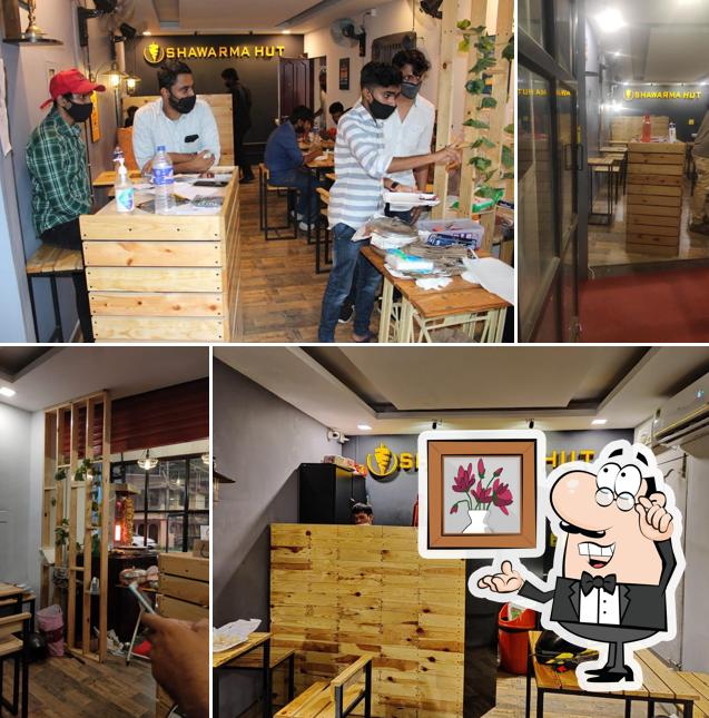 The interior of Shawarma Hut