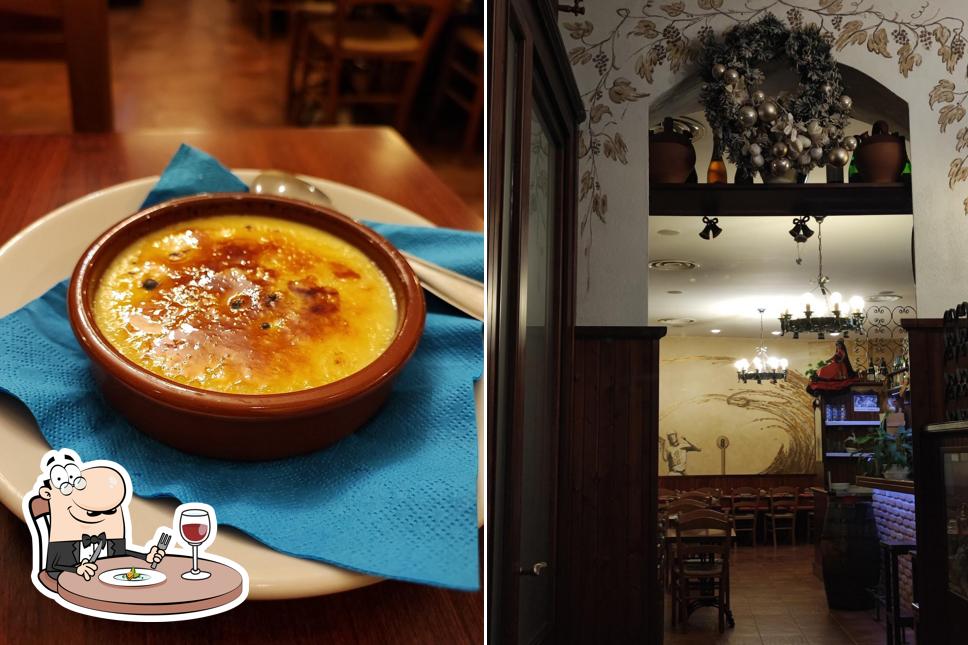 Creme brulee al Taberna Vasca Jai-Alai