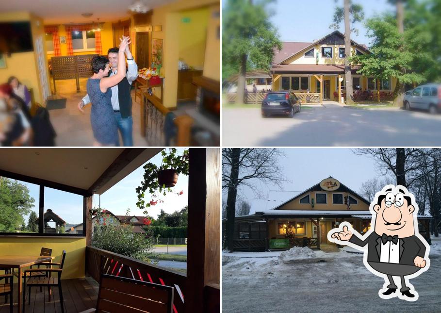 Tra le diverse cose da Atila okrepčevalnica, picerija Ema Šalamun s.p. si possono trovare la interni e esterno