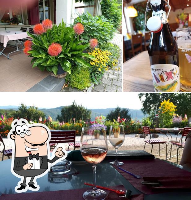 Gli interni di Gasthof Alpbad