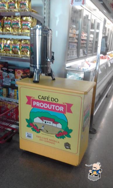 Comida em Café do Produtor