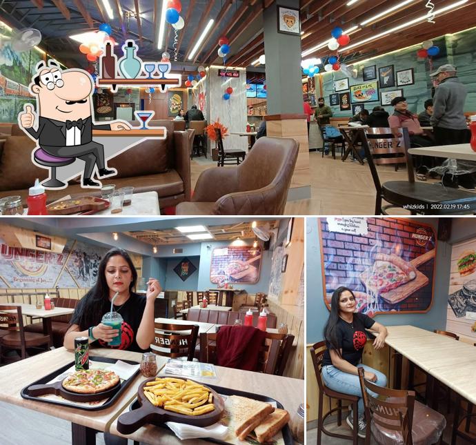 The interior of Hunger'z Sanjauli