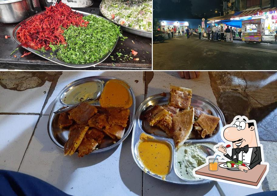 The restaurant's food and exterior