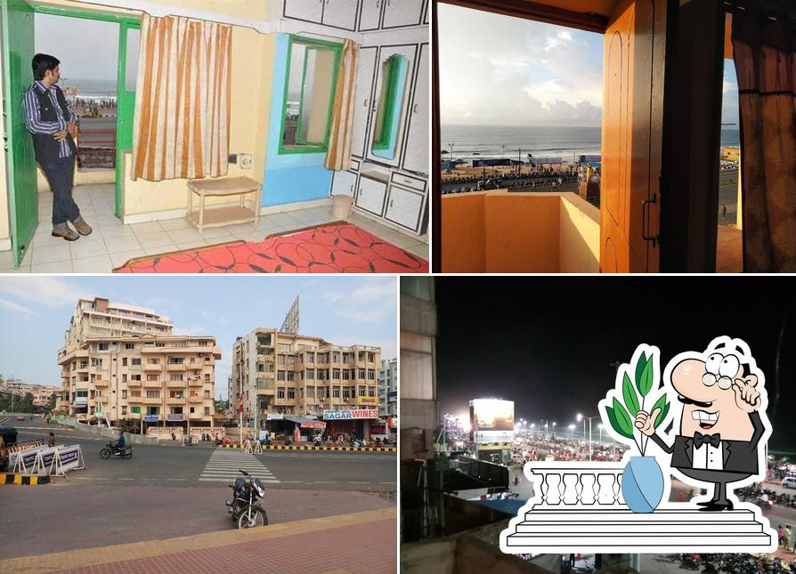 Check out how Nirala Saikate - Bengali Guest House Hotels & Lodges in R.K.Beach, Vizag looks outside