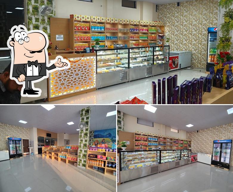 The interior of Hotel Soni Restuarant_ Best Sweet Shop