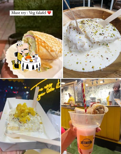 Food at Smoky Docky Magarpatta