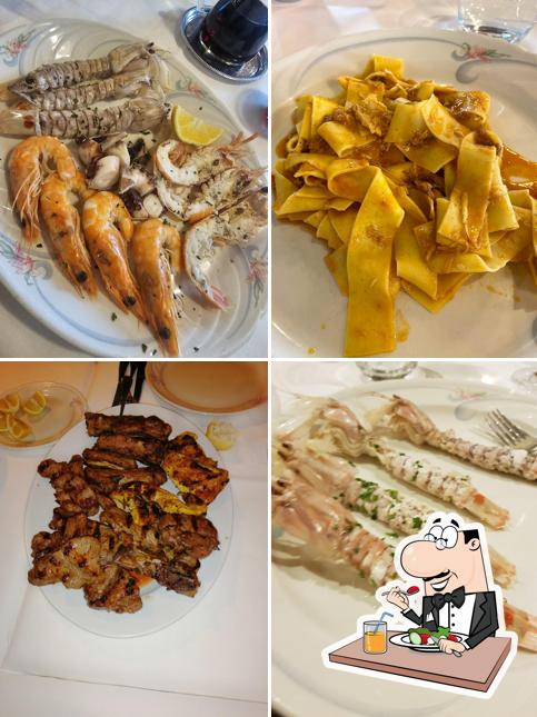 Scampi al Trattoria Barison