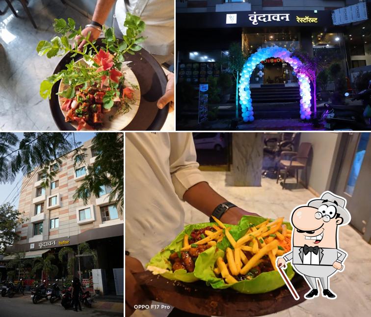 The exterior of Vrindavan Restaurant