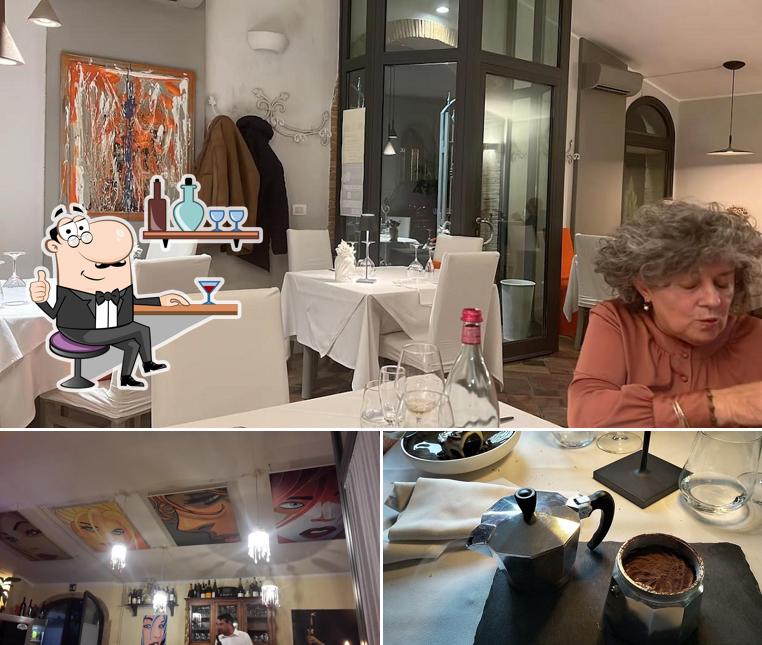 Questa è la immagine che mostra la interni e cibo di Ristorante Ciglieri
