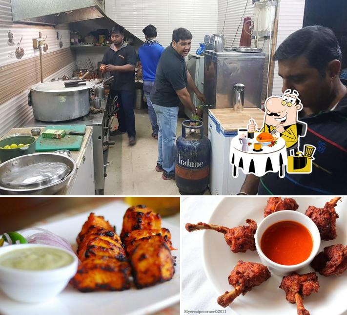 Food at the barbeque - the best non-veg joint in bikaner