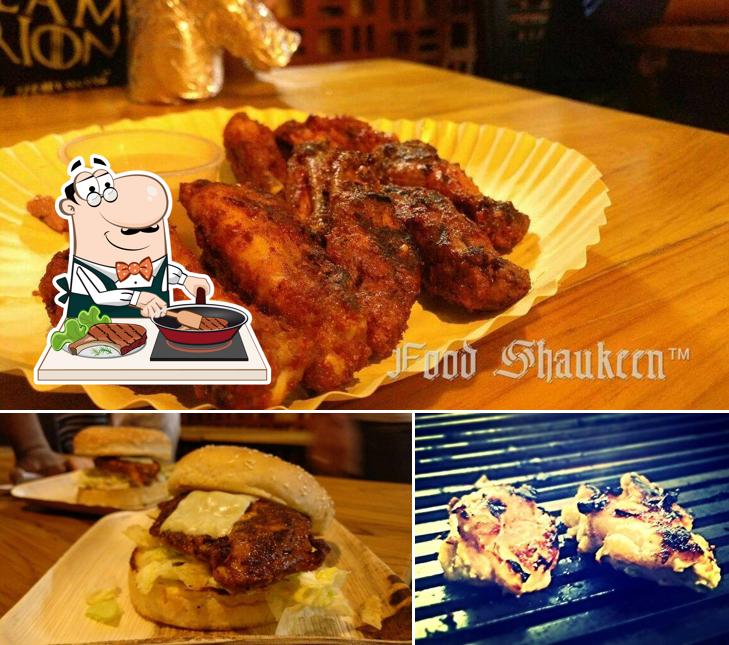 There’s a selection of dishes for meat lovers