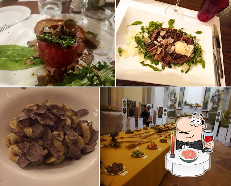 Tartare di tonno al L'Antica Osteria di Montone