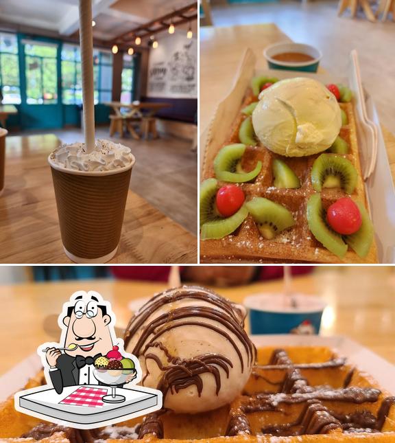 Paul's Creamery serves a selection of sweet dishes