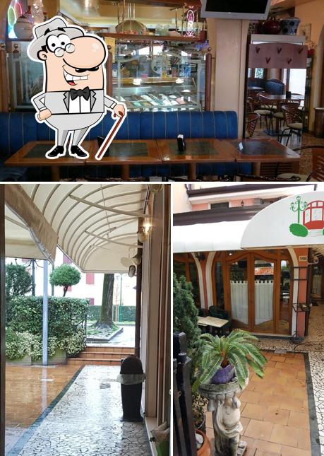 Tra le diverse cose da Gelateria La Sosta si possono trovare la esterno e interni