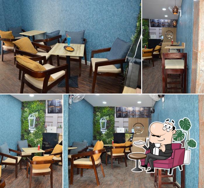 The interior of Behara’s Cafe