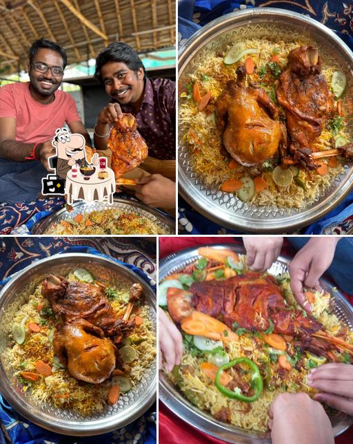 Meals at Maryam Farms & Arabian Kuzhi Mandhi