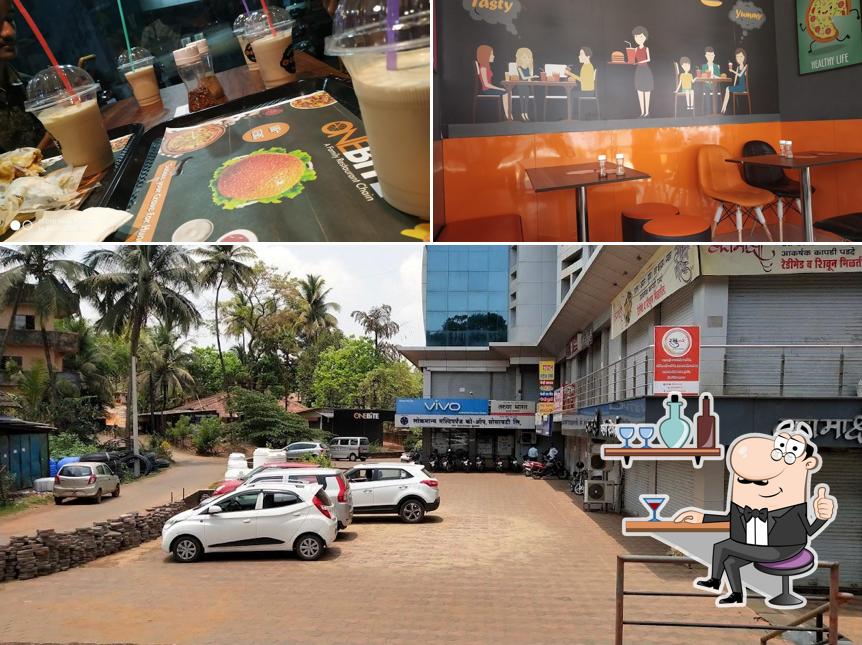 Check out how One Bite Kudal Best family fastfood restaurant looks inside
