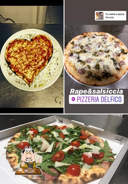 Ordina una pizza a Pizzeria Delfico