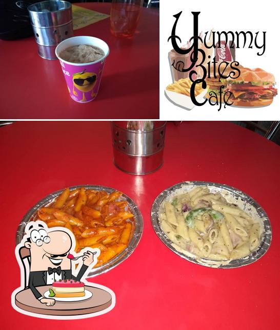 Yummy Bites Cafe provides a selection of sweet dishes
