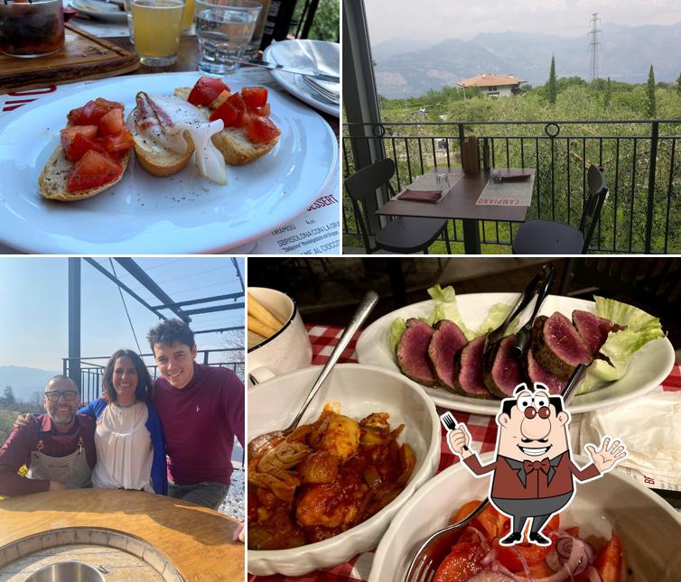 Platti al Trattoria Campiano