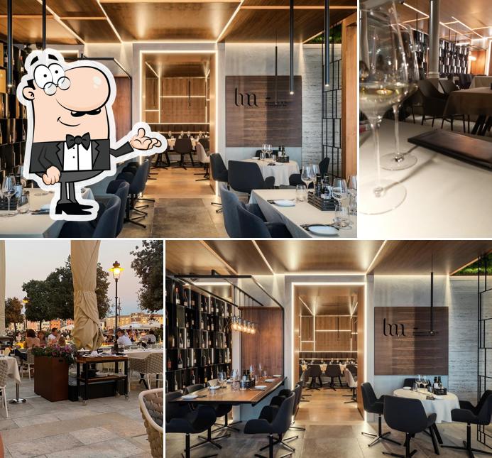 Gli interni di Pierino restaurant Rovinj