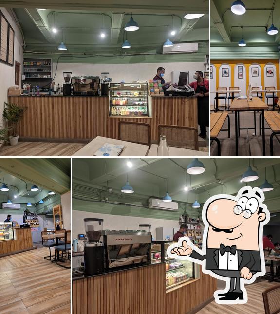 The interior of Blue Tokai Coffee Roasters Park Street