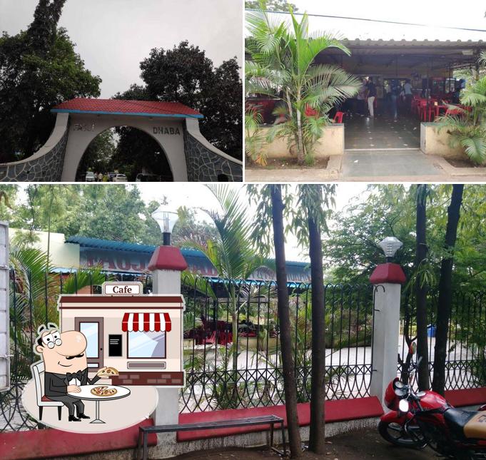 You can get some fresh air outside Fauji Dhaba