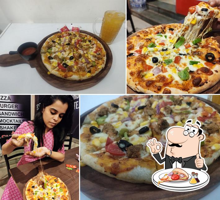 Try out pizza at MAD Foodie's