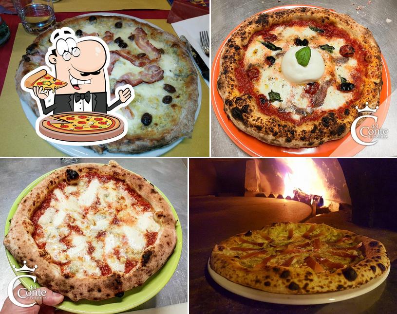 Prenditi una pizza a Pizzeria Del Conte