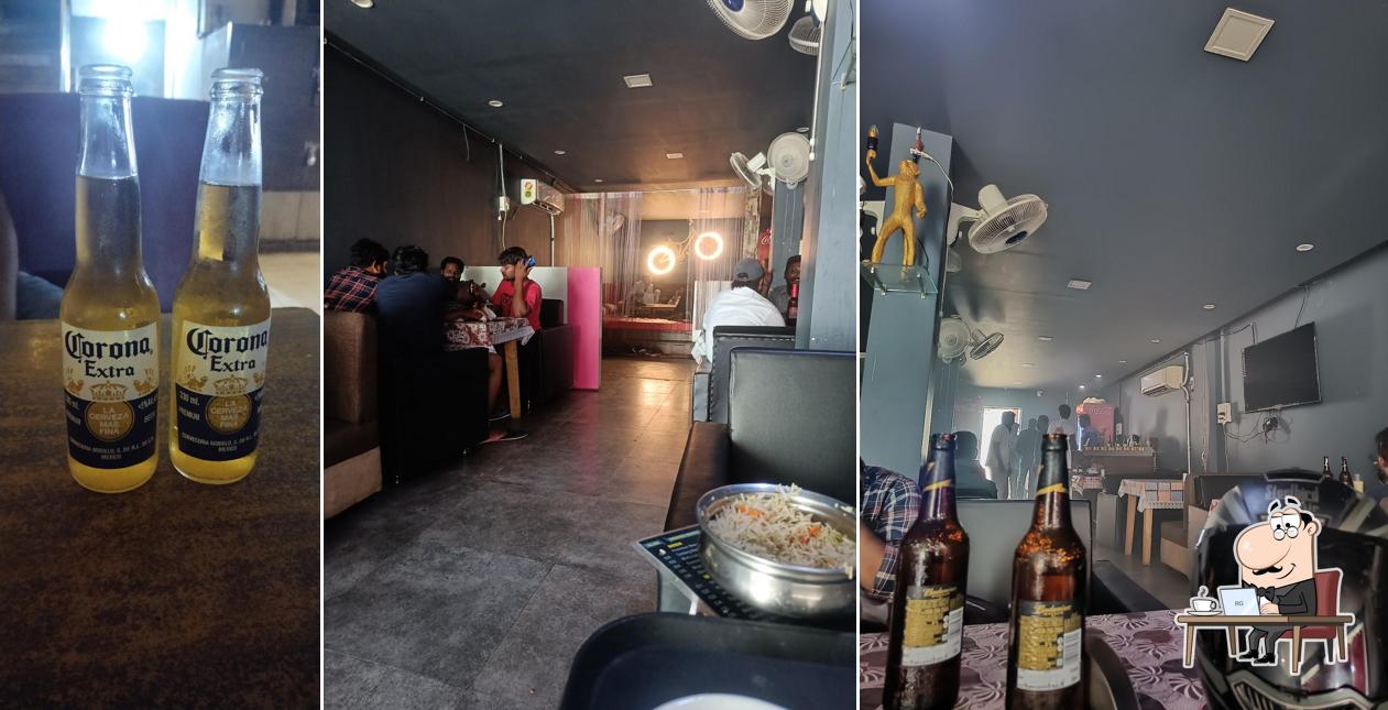 The interior of 3 monkeys bar and restaurant