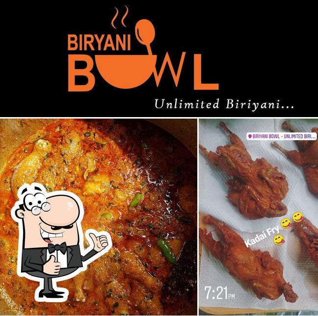 Look at this picture of Biriyani Bowl - Unlimited Biriyani