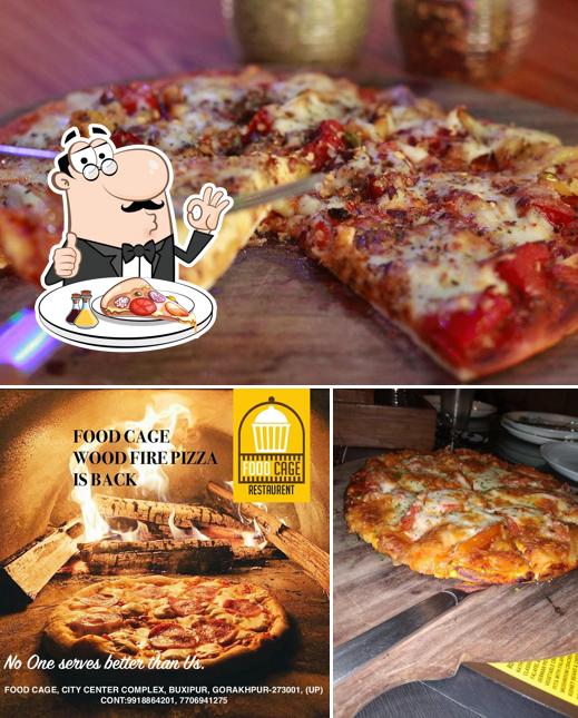 Pick pizza at Food Cage & The Crystal Ballroom Banquet Hall