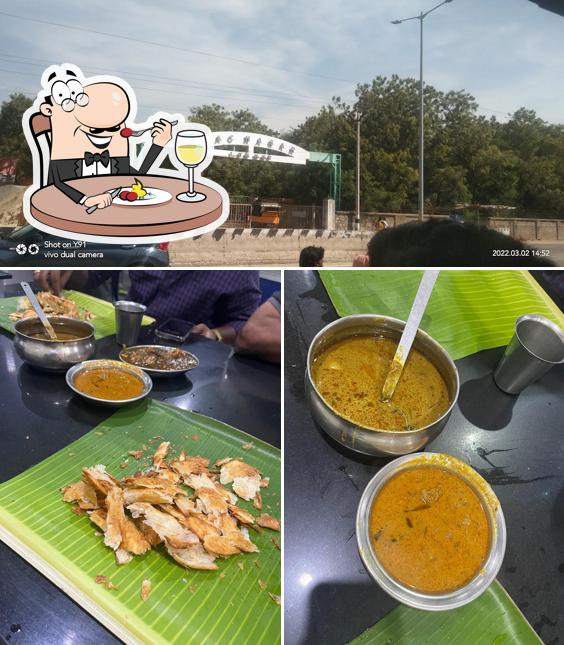 Among various things one can find food and exterior at New Sri Murugappa Chettinadu Mess