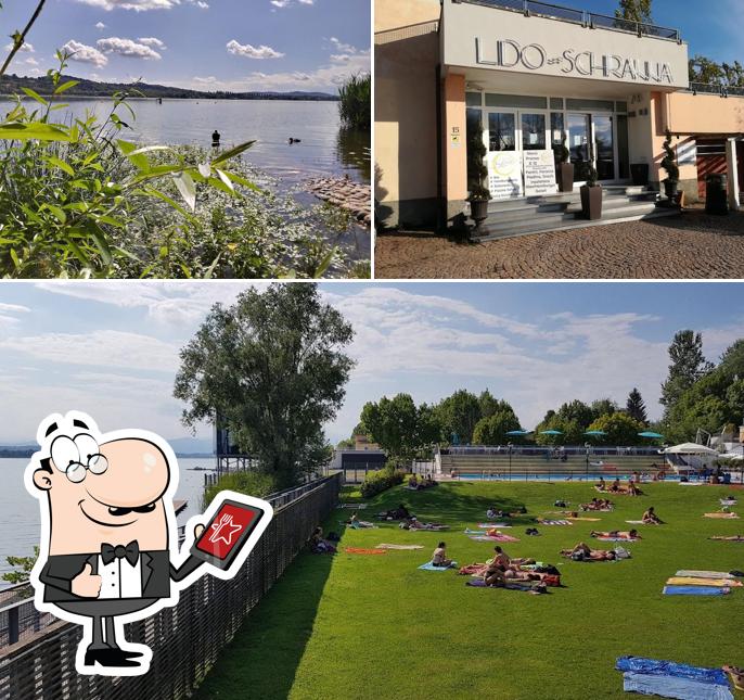 Goditi la vista dall'area esterna di Rowing Bistrot Bar