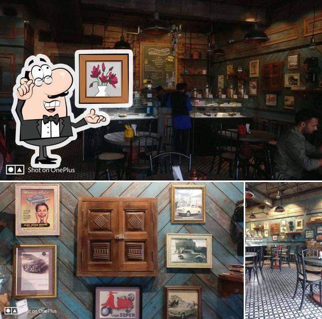 The interior of Karachi Bakery & Cafe, Gachibowli