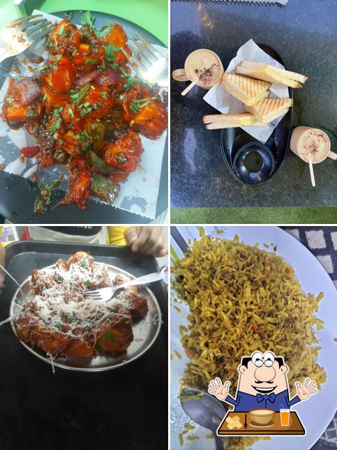 Food at Maa Durga cafe, Thergaon