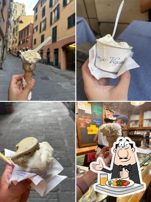 Cibo al Gelateria Romeo Viganotti
