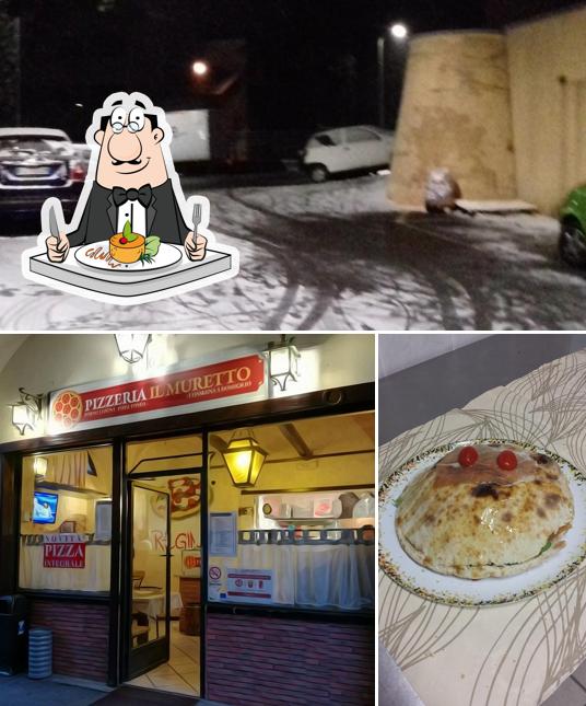 Pizzeria Il Muretto si caratterizza per la cibo e esterno